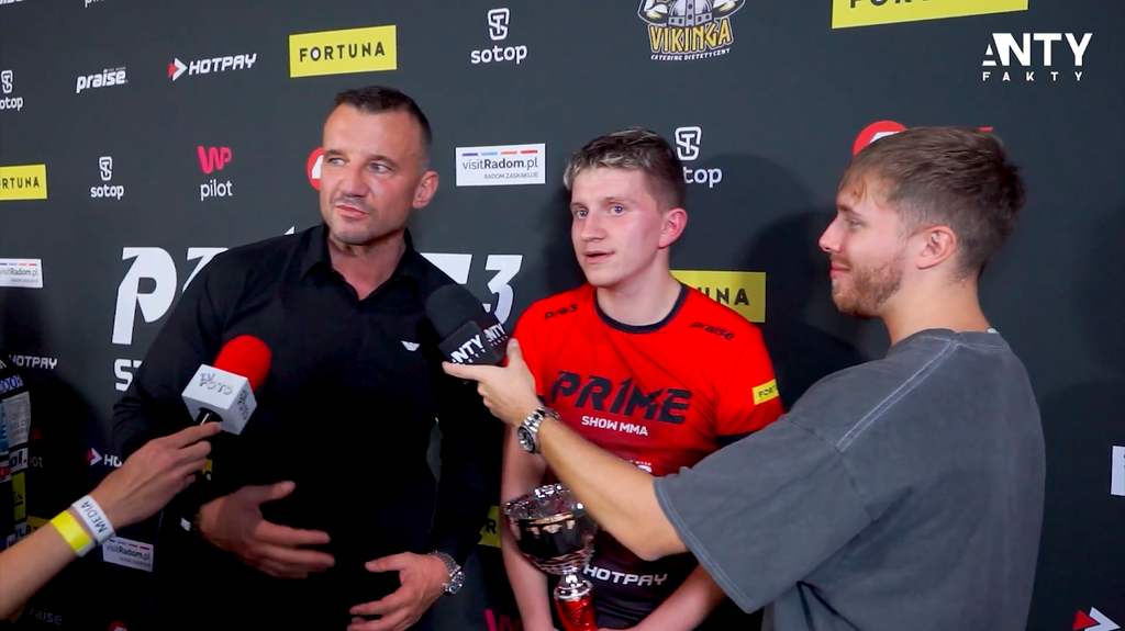 Konfrontacja Pawła Jóźwiaka i Jakuba Lasika po main evencie Prime Show MMA 3: Nic nie pokazałeś, od razu się kładłeś!