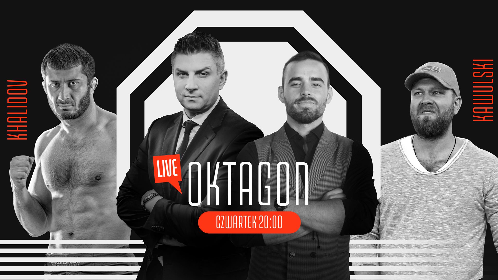 Maciej Kawulski i Mamed Khalidov gośćmi dzisiejszego magazynu Oktagon Live - MMA - BĄDŹ NA BIEŻĄCO
