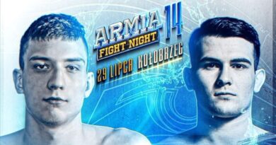 Kacper Matyszewski vs. Adrian Wieliczko pierwszym zestawieniem gali Armia Fight Night 14