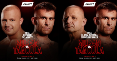Arkadiusz Tańcula powraca na Fame MMA 15 i zawalczy... z dwoma Muranami!