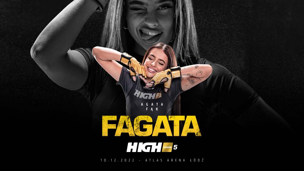 Agata “Fagata” Fąk zawalczy na HIGH League 5! Bilety w sprzedaży